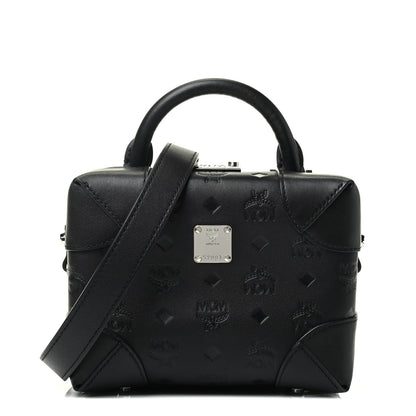 MCM Calfskin Ottomar Monogram Small Berlin Crossbody Black 1 of 4