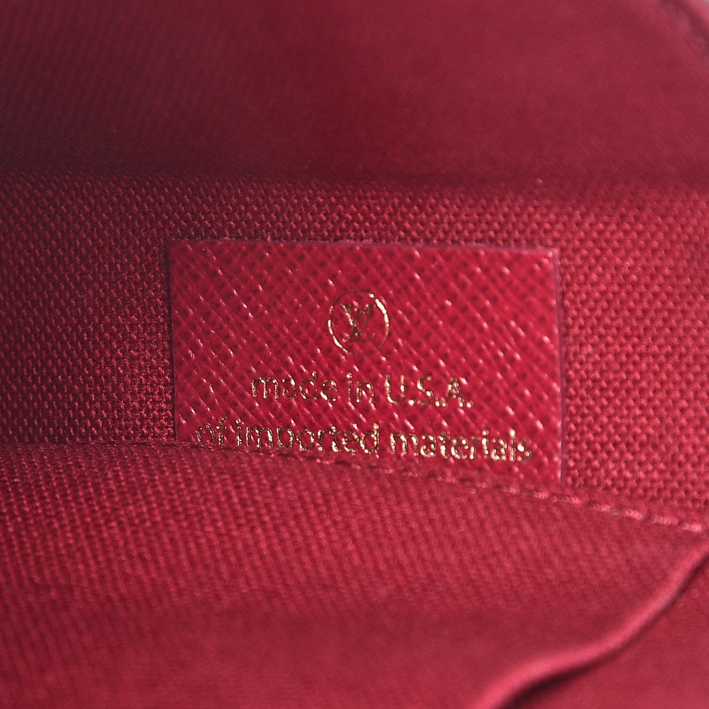 Monogram Pochette Felicie Chain Wallet Fuchsia