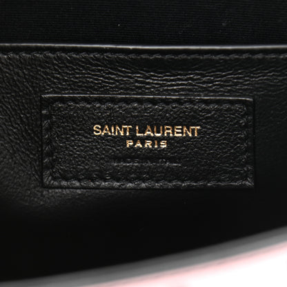 Saint Laurent Calfskin Polka Dot Small Monogram Kate Satchel Rose Black 7 of 12