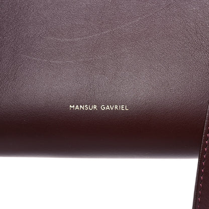Mansur Gavriel Calfskin Mini Bucket Bag Burgundy 7 of 12