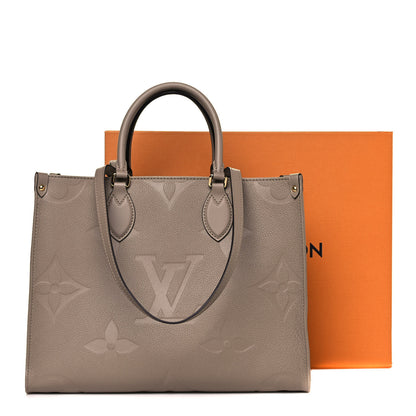 Louis Vuitton Empreinte Monogram Giant Onthego MM Tourterelle 12 of 12