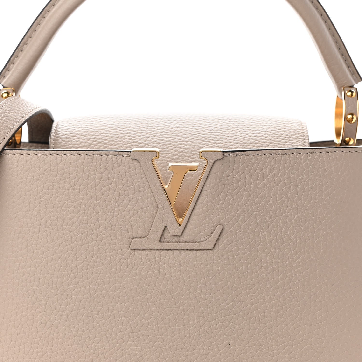 Louis Vuitton Taurillon Capucines PM Galet 7 of 8