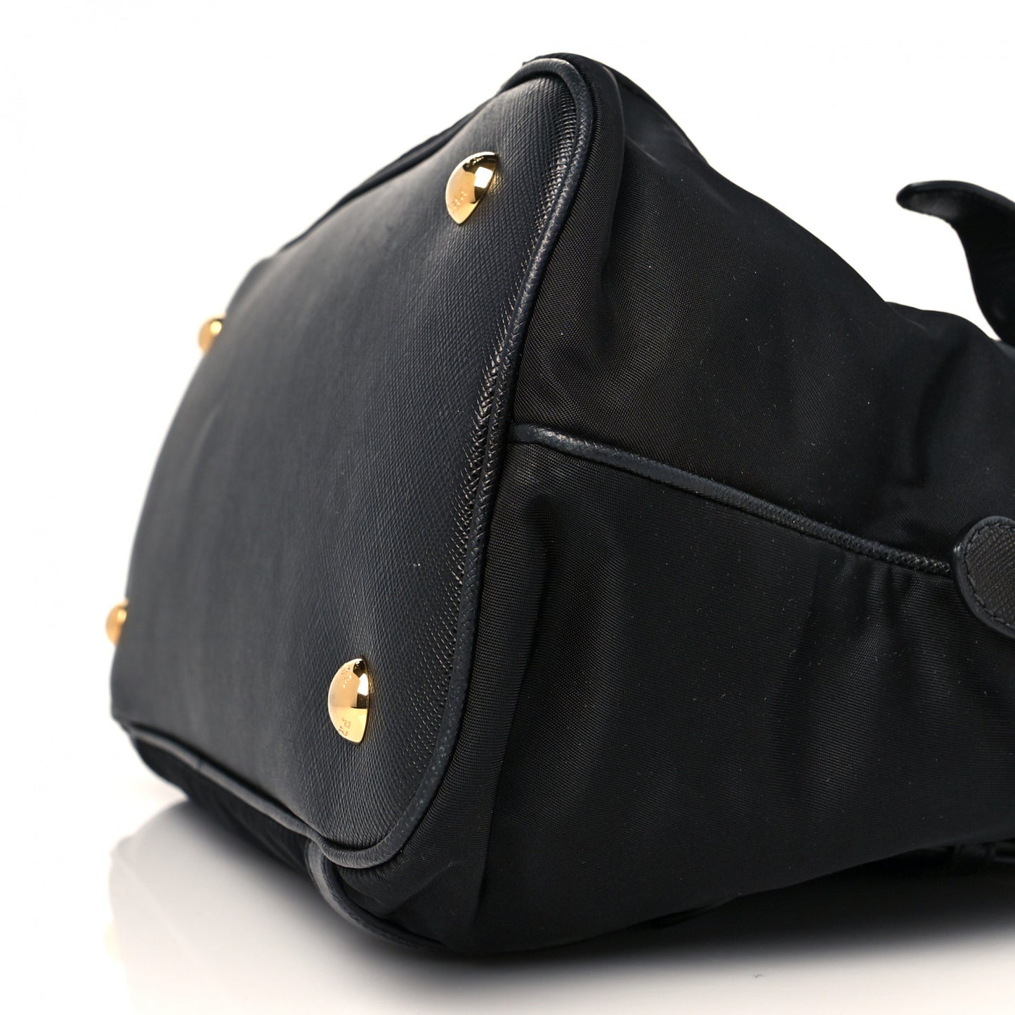 Tessuto Nylon Saffiano Tote Black