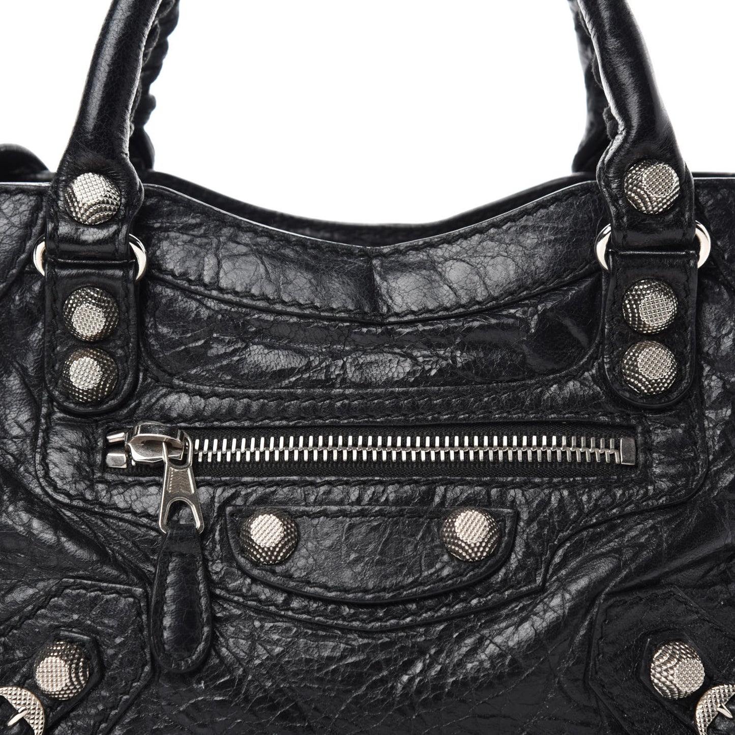 Agneau Giant 12 Silver Hardware Mini City Black