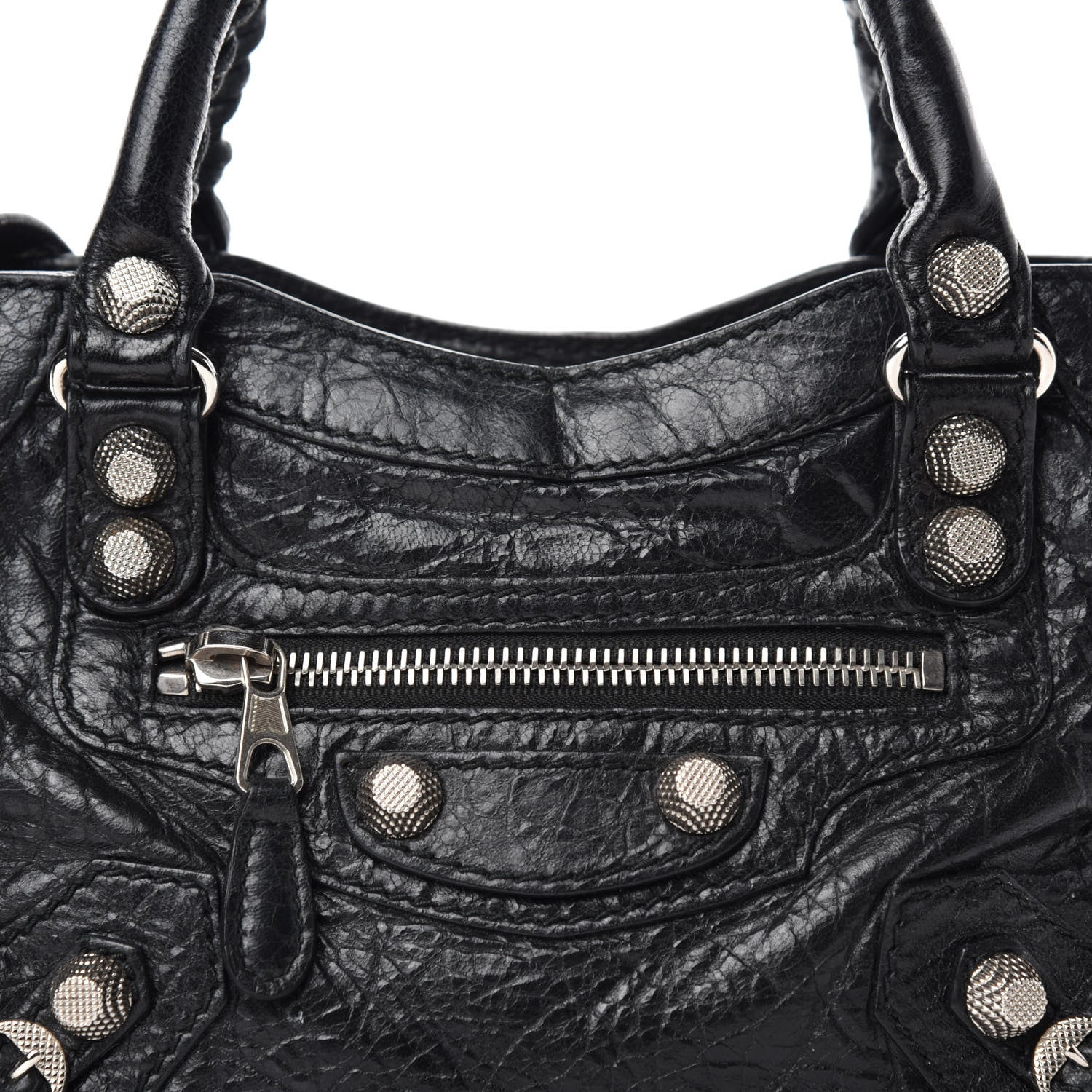 Balenciaga Agneau Giant 12 Silver Hardware Mini City Black 11 of 11