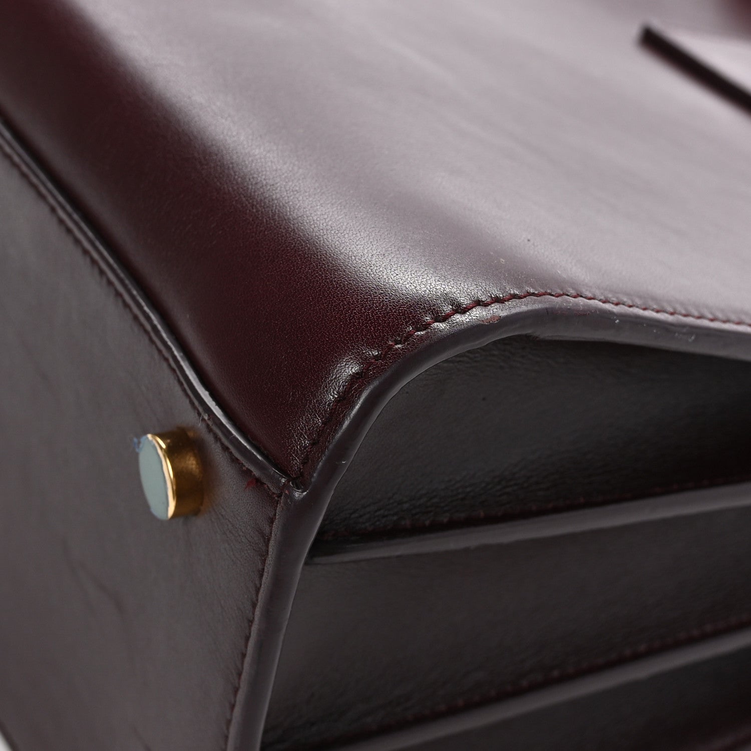 Saint Laurent Grained Calfskin Small Classic Sac De Jour Bordeaux 12 of 16