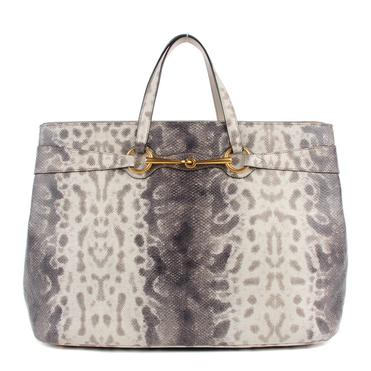 Gucci Karung Printed Large Bright Bit Animalier Top Handle Tote 1 of 7