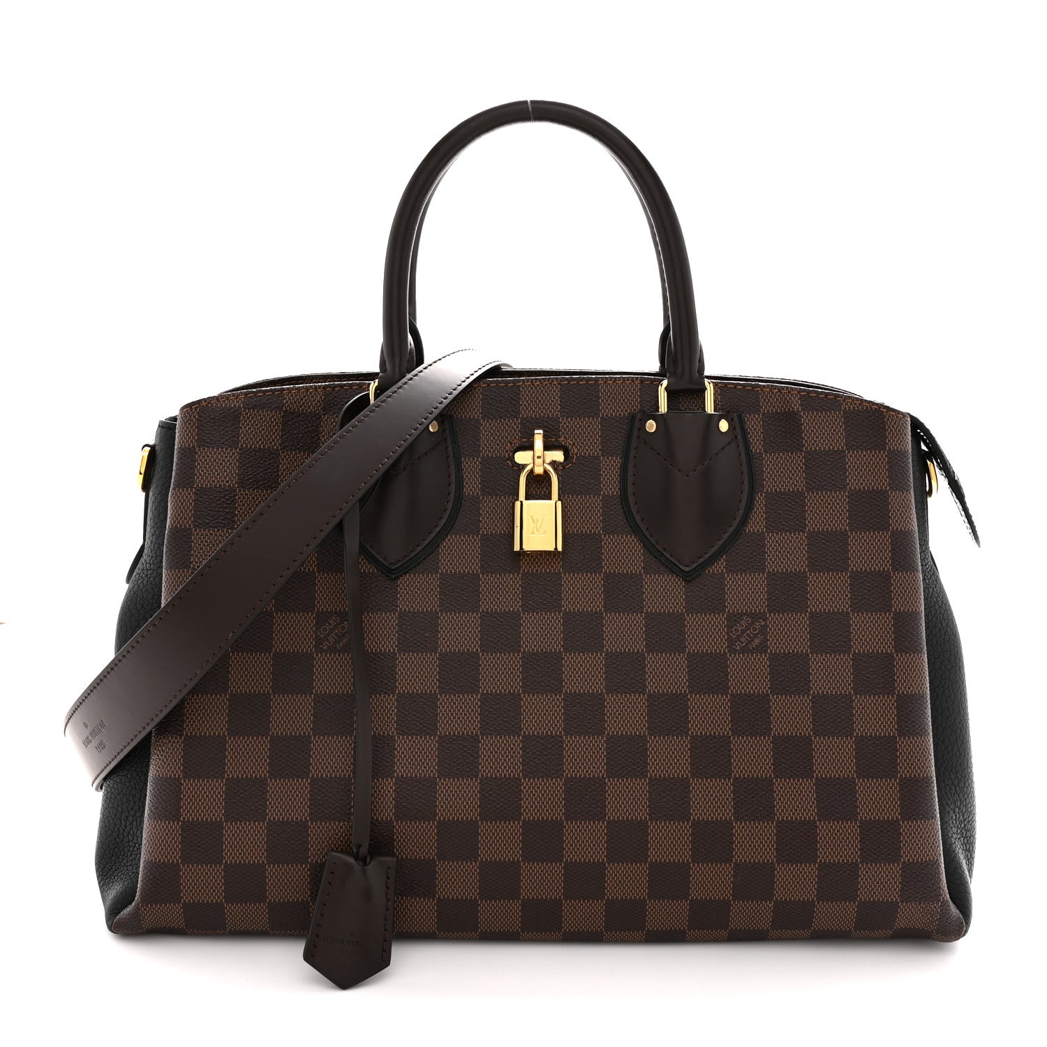 Louis Vuitton Cuir Taurillon Damier Ebene Normandy Black 1 of 12
