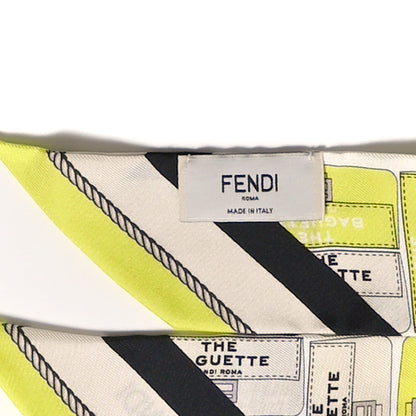 Fendi Silk Baguette Wrappy Scarf Multicolor 3 of 3