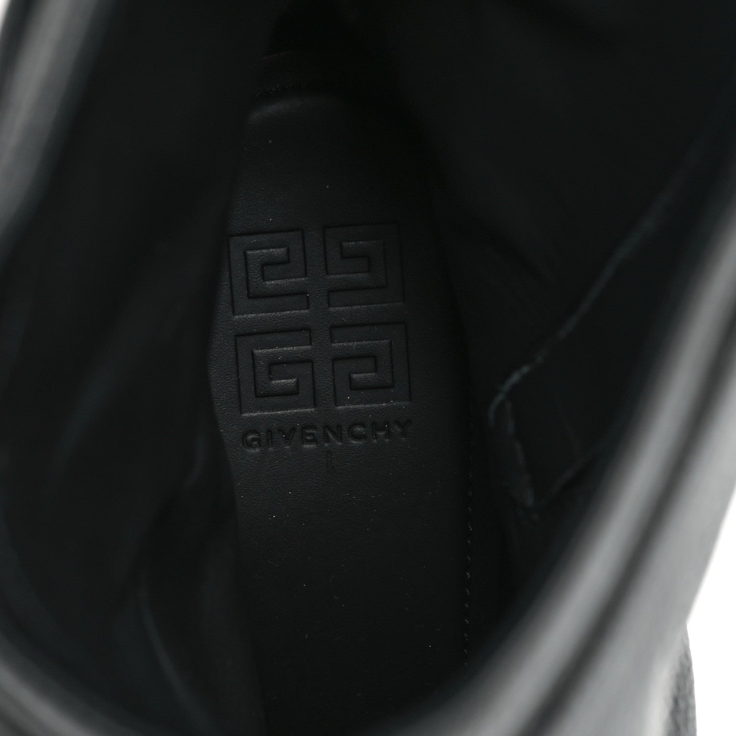 Givenchy Grained Calfskin Shark Lock Biker Ankle Boots 39 Black 7 of 8