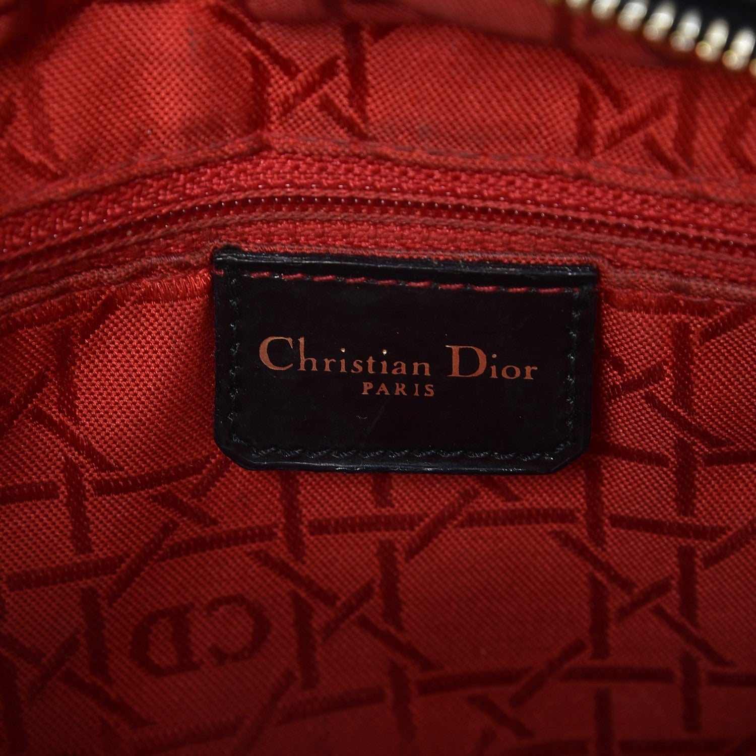 Christian Dior Patent Cannage Medium Lady Dior Black 6 of 12