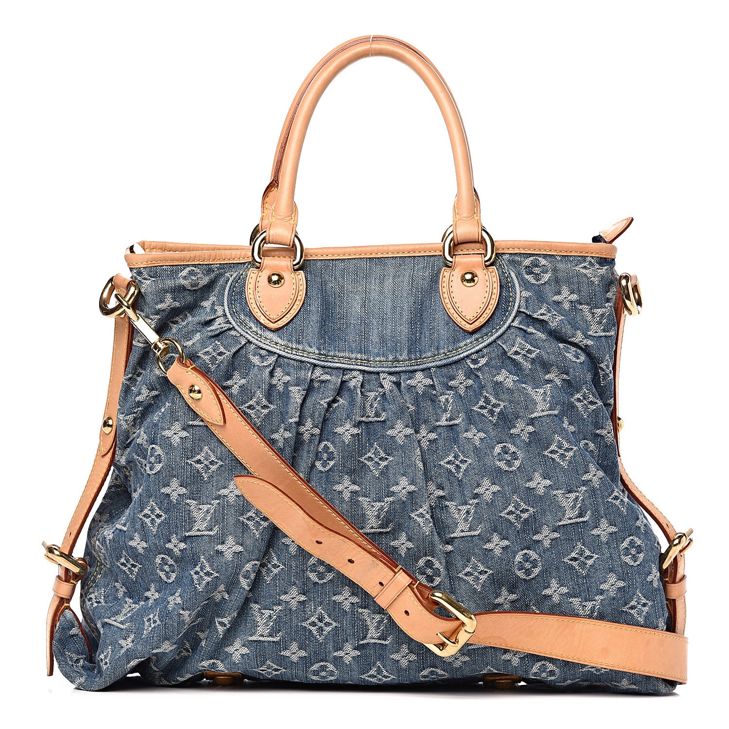 Louis Vuitton Denim Neo Cabby GM Blue 1 of 18