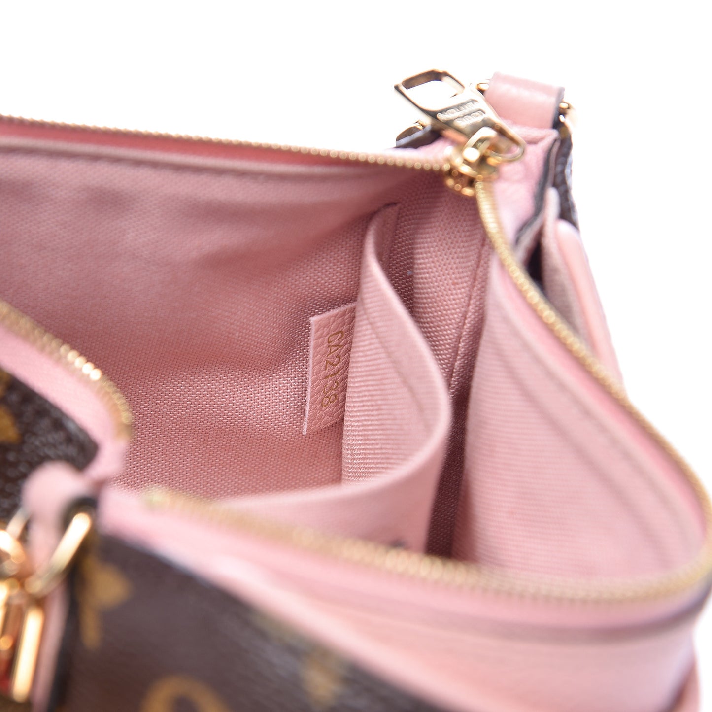 Monogram Pallas Clutch Rose Poudre