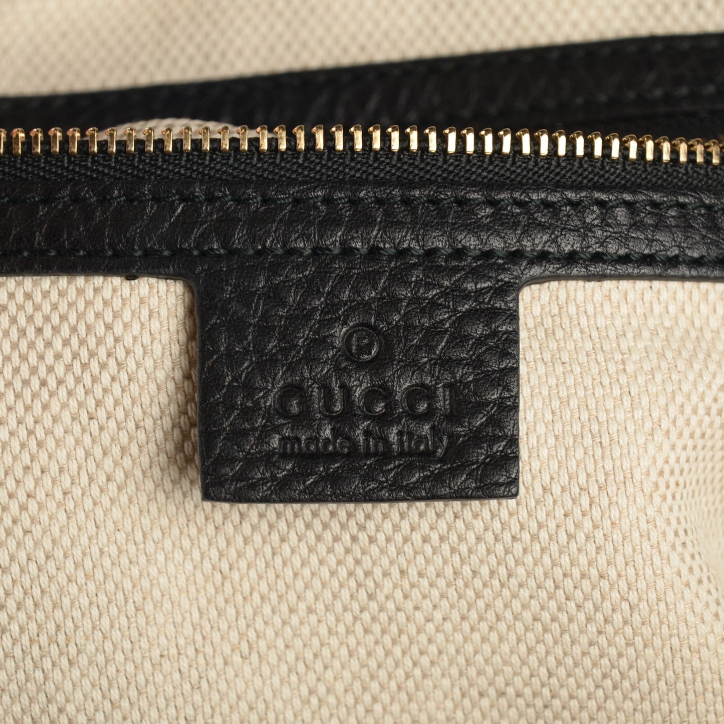 Pebbled Calfskin Small Soho Shoulder Bag Black