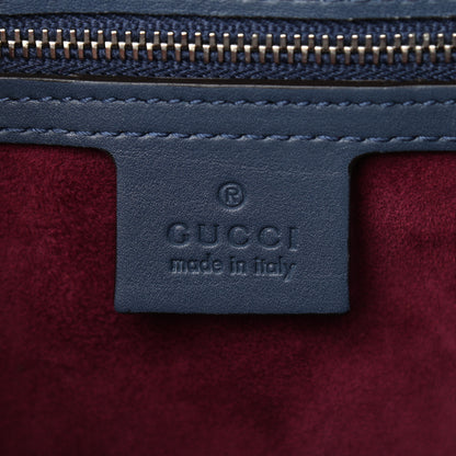 Gucci Regent Calfskin Bamboo Large Lady Lock Top Handle Bag Caspian 6 of 12