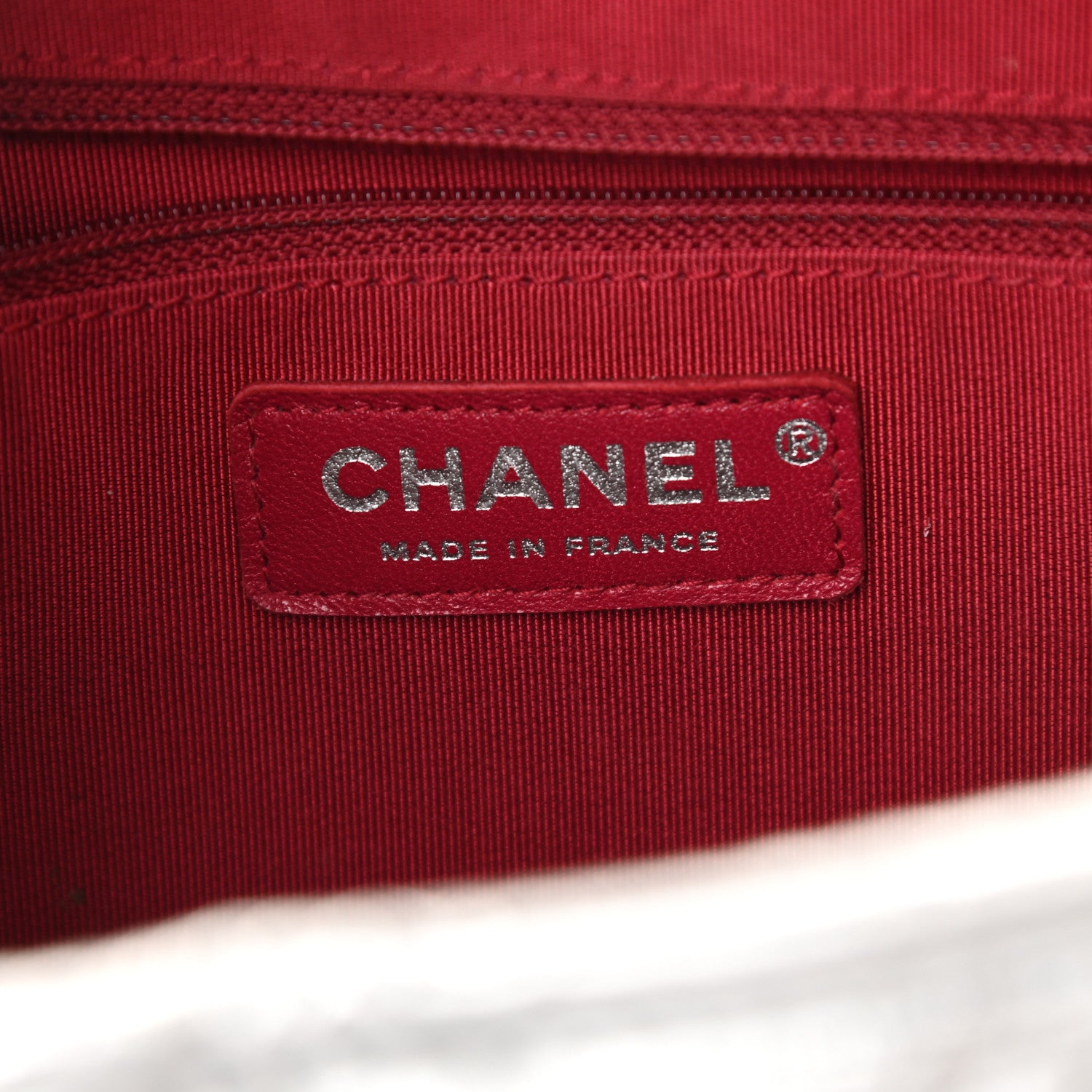 Chanel Metallic Lambskin Calfskin Quilted Medium Gabrielle Hobo Silver 6 of 13