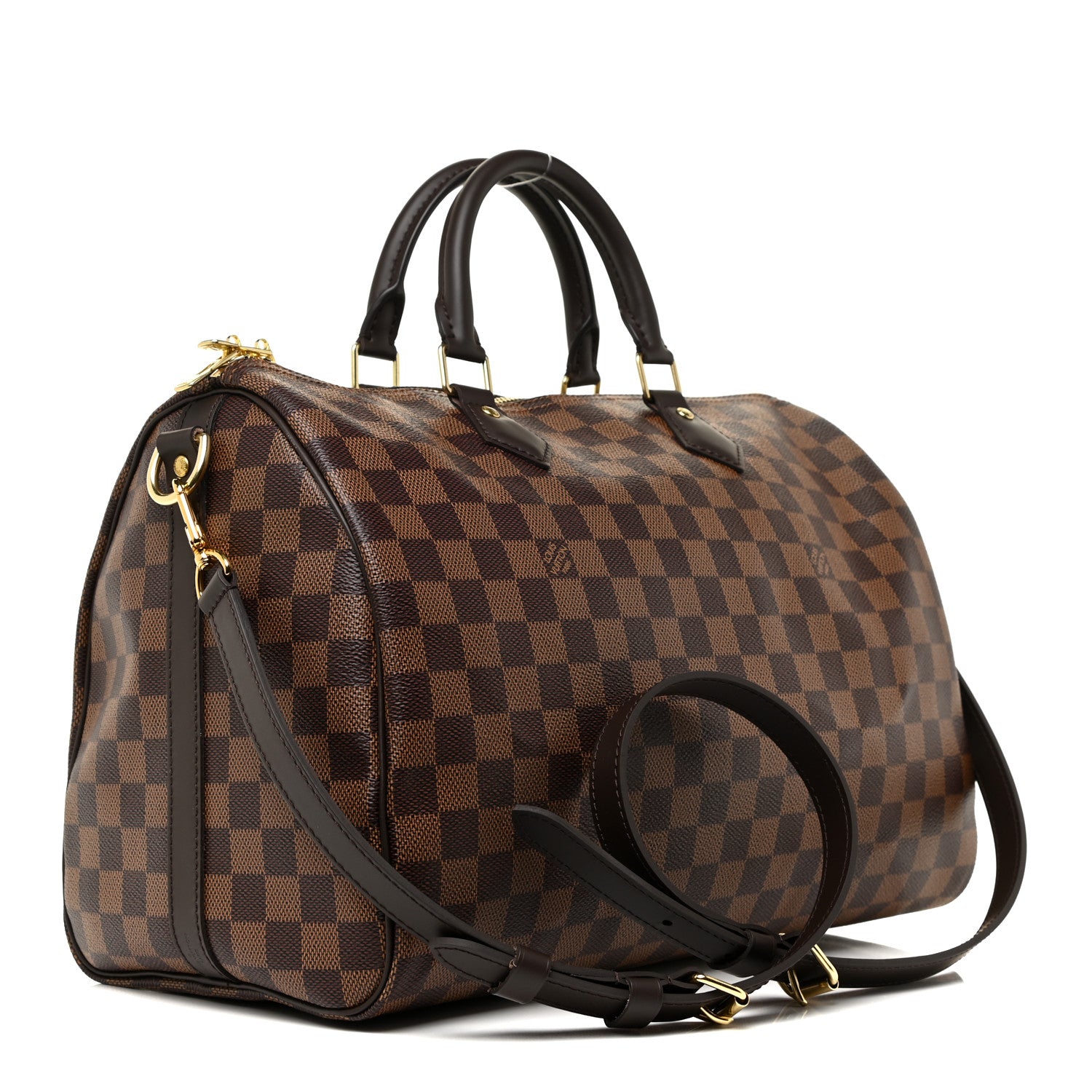 Louis Vuitton Damier Ebene Speedy Bandouliere 35 3 of 10