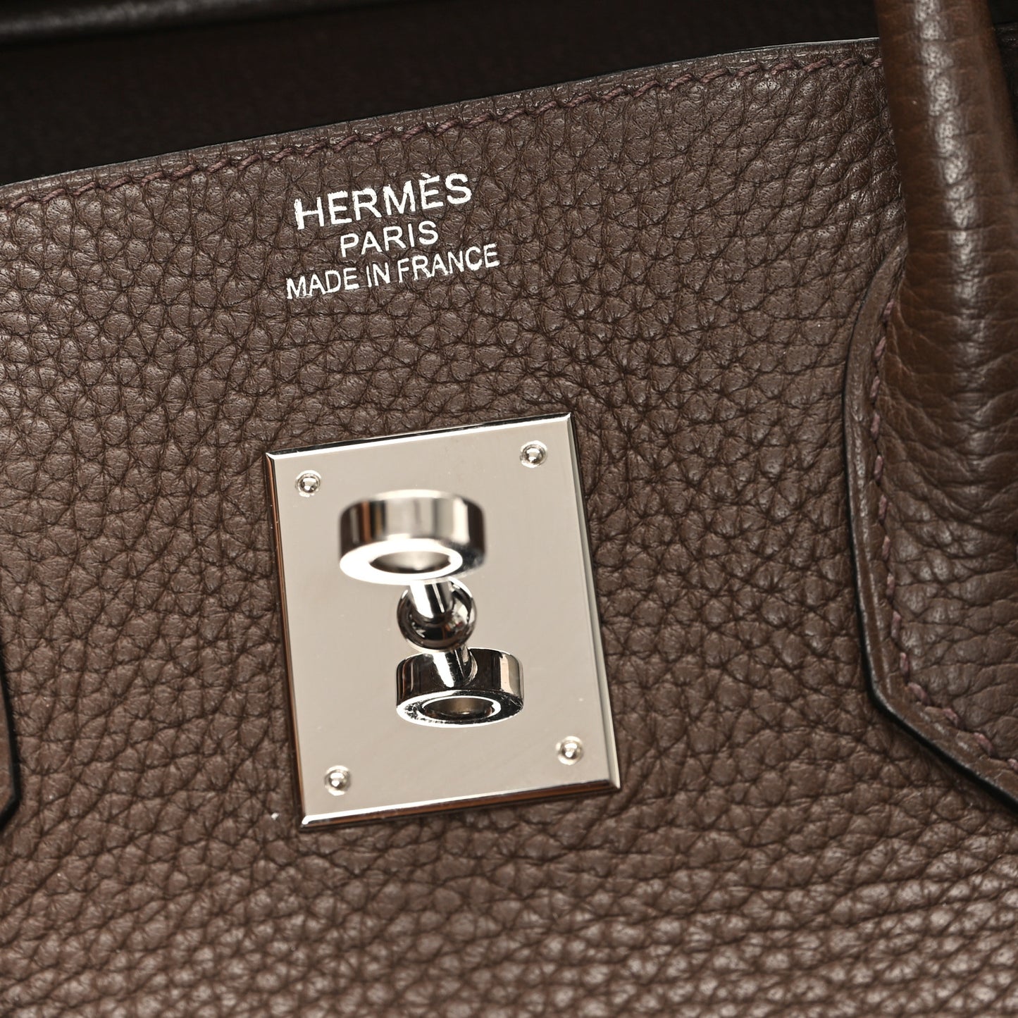 Taurillon Clemence Birkin 35 Cafe