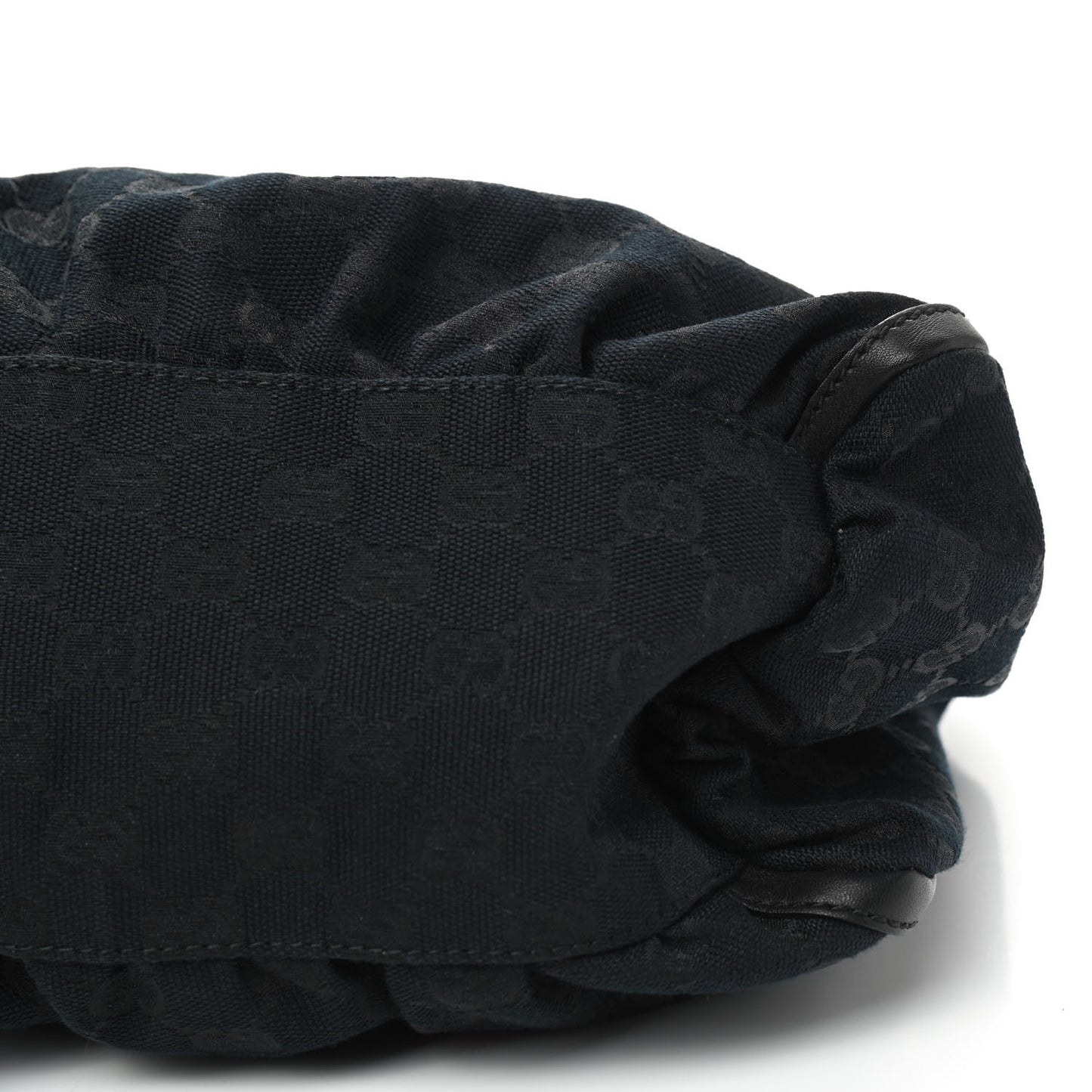 Monogram Large D Ring Hobo Black