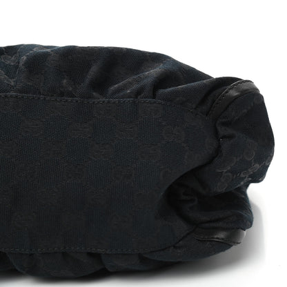 Gucci Monogram Large D Ring Hobo Black 6 of 8