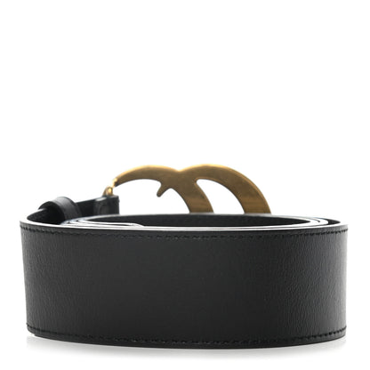 Gucci Calfskin Double G 40mm Belt 90 36 Black 2 of 7