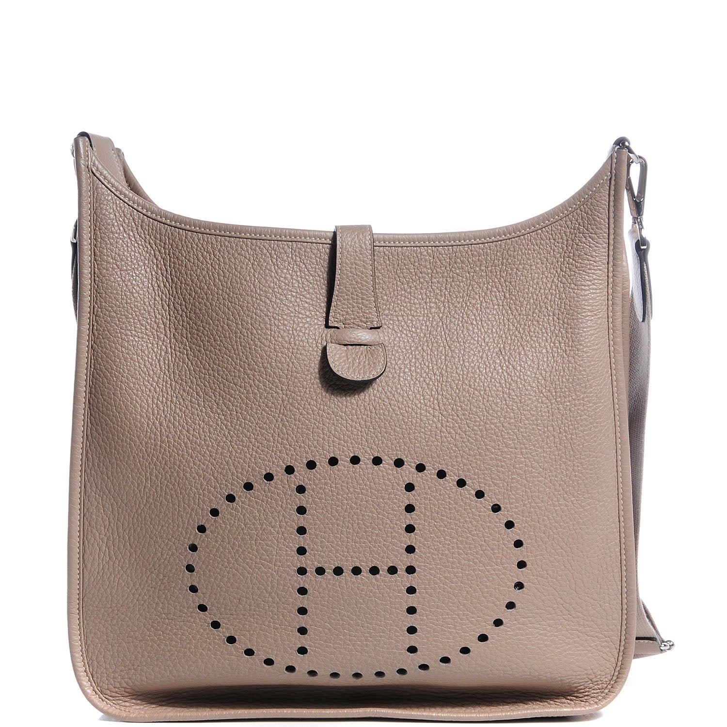 Hermes Taurillon Clemence Evelyne III GM Gris Tourterelle 1 of 15