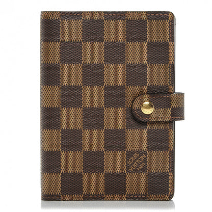 Louis Vuitton Damier Ebene Small Ring Agenda Cover 1 of 6