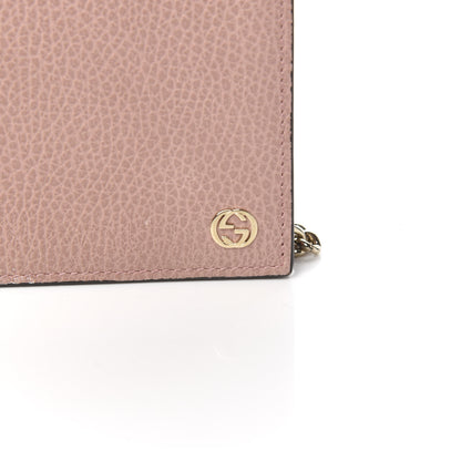 Gucci Dollar Calfskin Medium Betty Chain Wallet Soft Pink 8 of 12