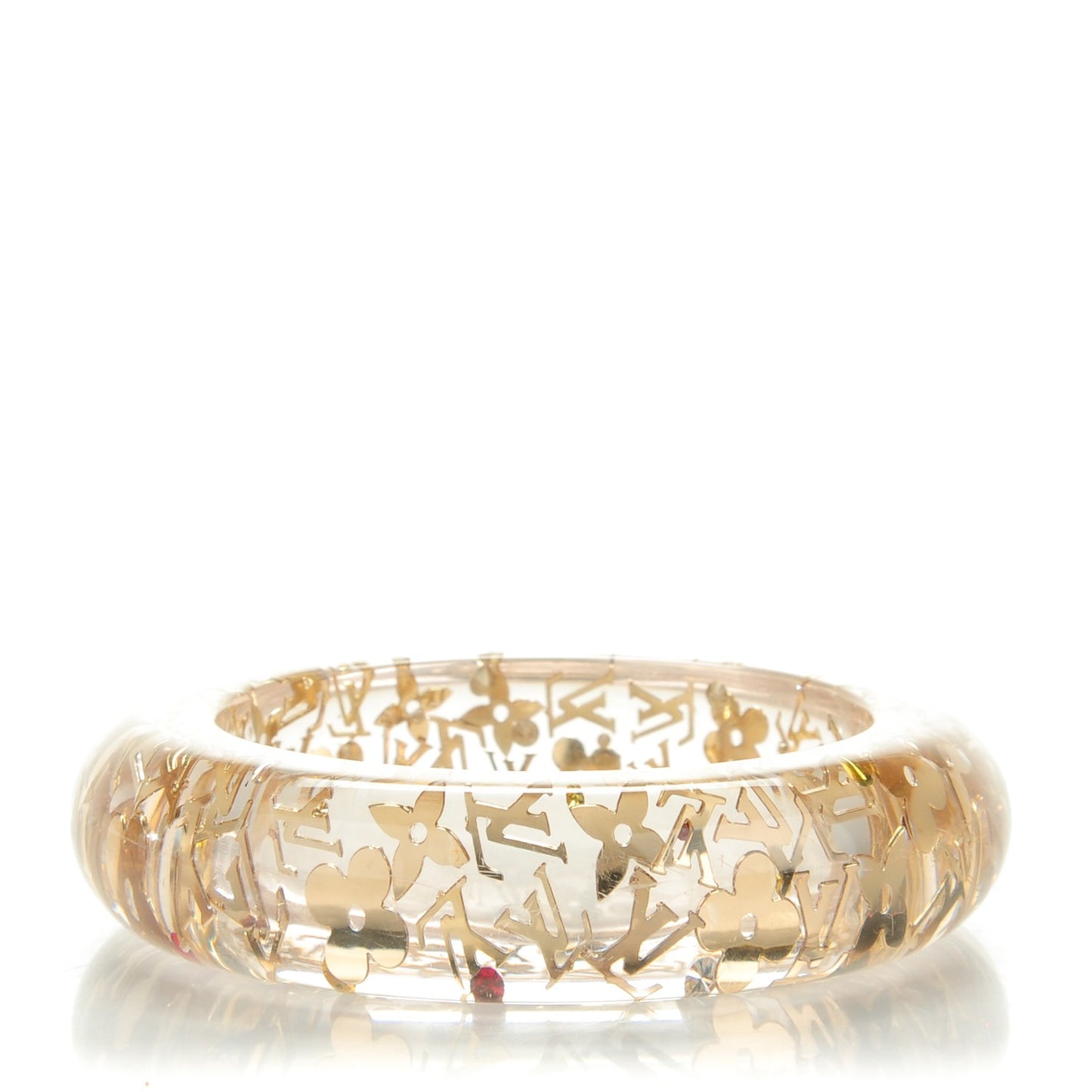 Resin Swarovski Medium Inclusion Bracelet GM Transparent