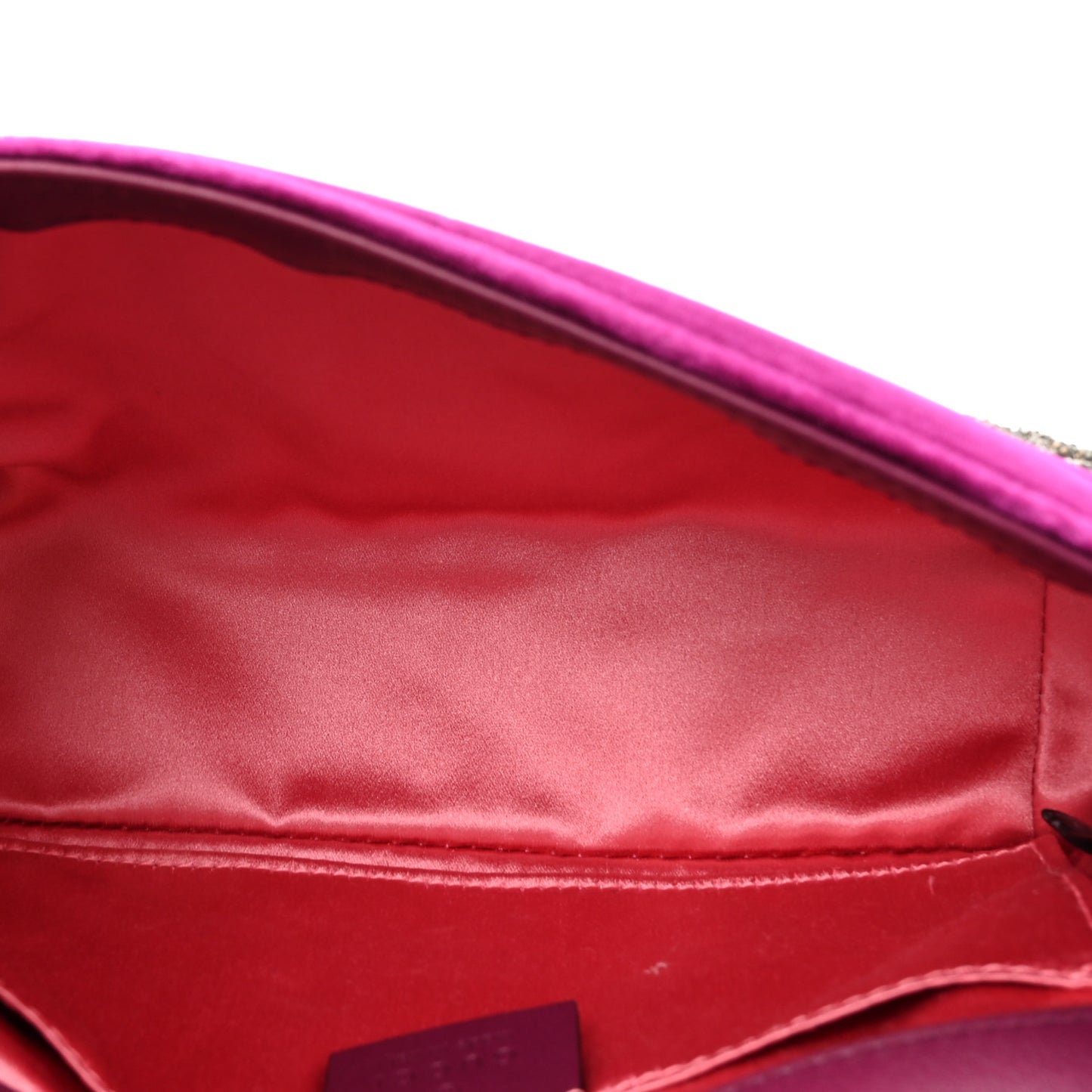 Velvet Matelasse Embroidered Mini GG Marmont Shoulder Bag Bordeaux