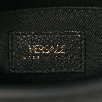 Versace Grainy Calfskin Virtus Top Handle Tote Black 6 of 10