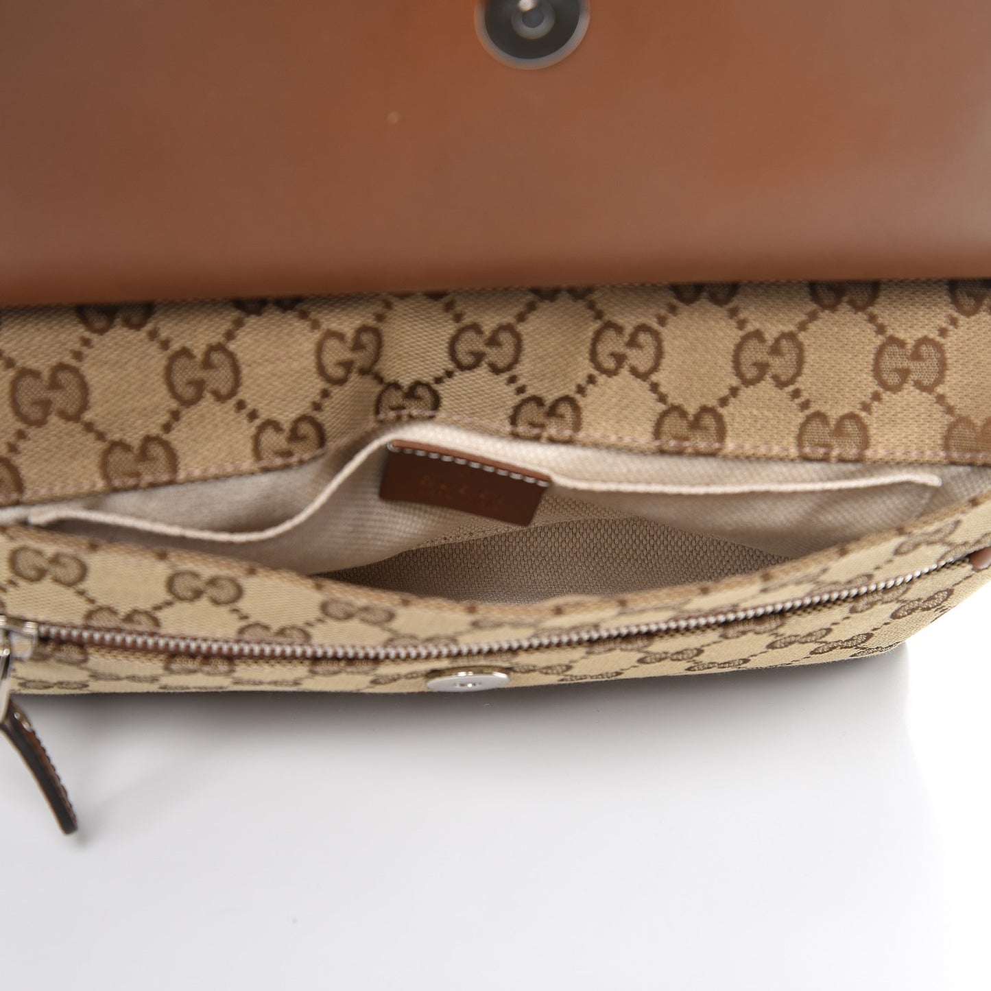 Monogram Belt Bag Brown
