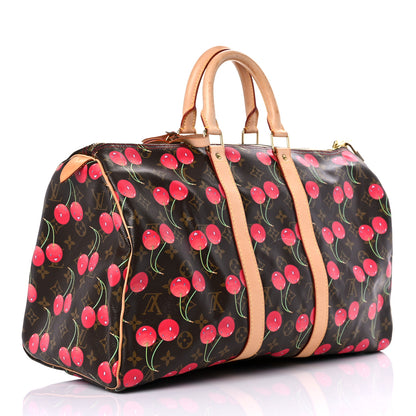 Louis Vuitton Monogram Cerises Keepall 45 3 of 25