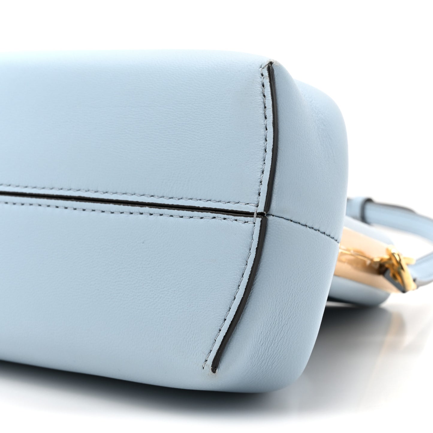 Shiny Nappa Small Fendi First Azzurro Baby