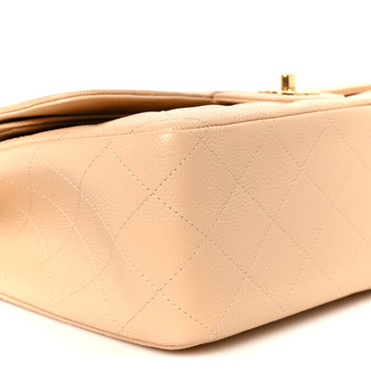 Chanel Caviar Quilted Jumbo Double Flap Beige Clair 10 of 12