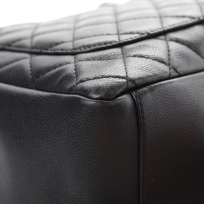 Chanel Caviar Quilted Grand Shopping Tote GST Black 12 of 17