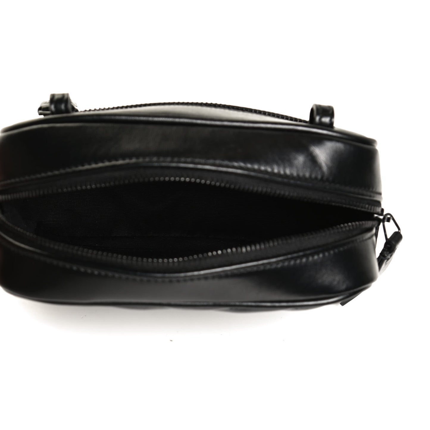 Calfskin Matelasse Monogram Lou Belt Bag Black