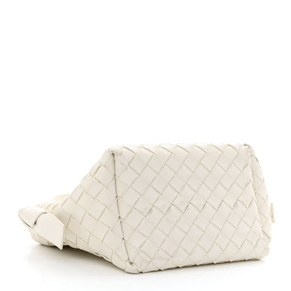 Bottega Veneta Nappa Intrecciato Tie Shoulder Bag White 4 of 9
