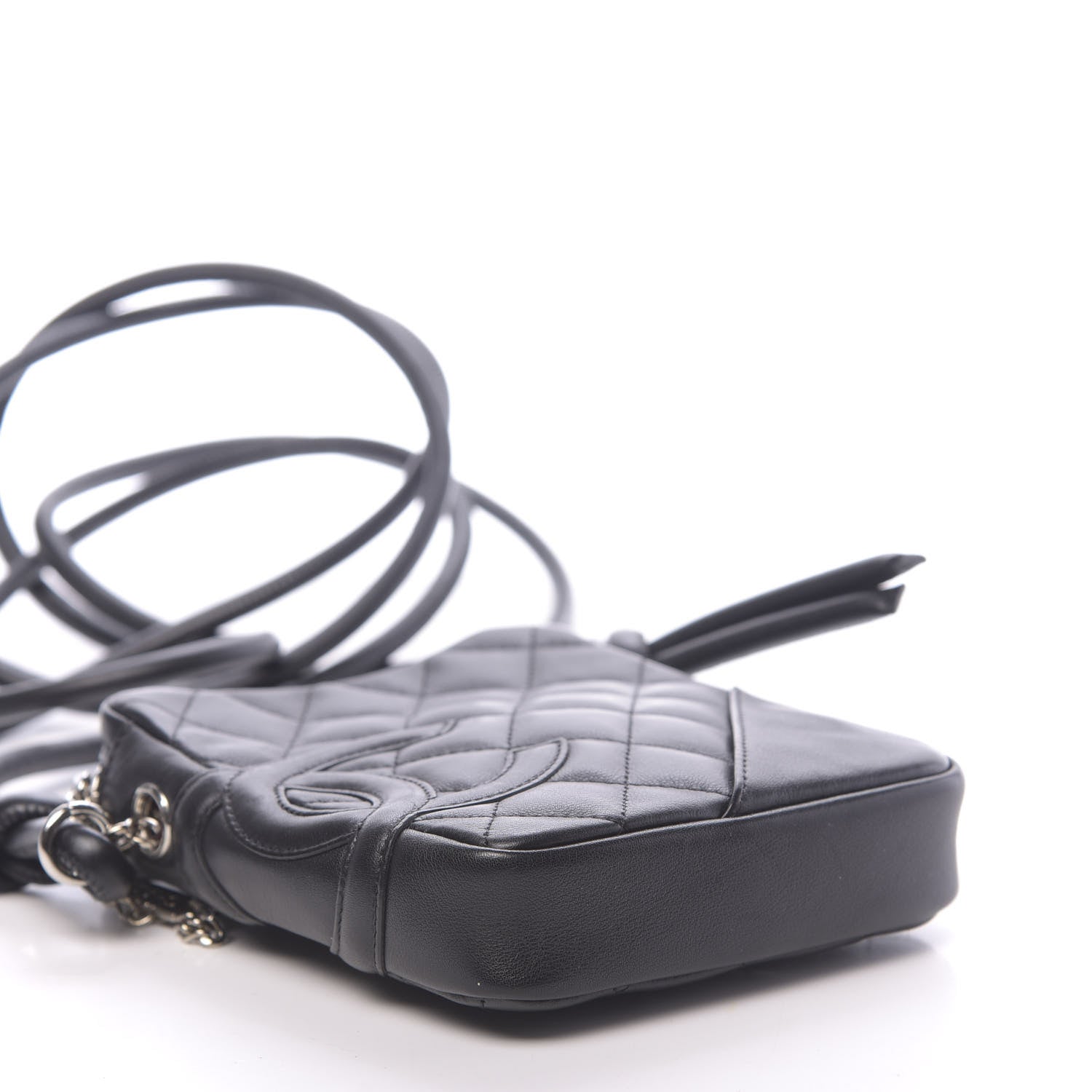 Chanel Calfskin Quilted Small Cambon Messenger Black 9 of 10