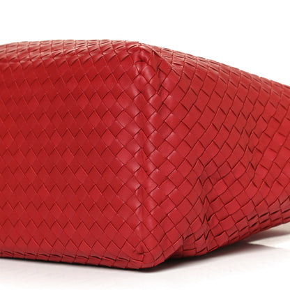 Bottega Veneta Nappa Intrecciato Brick Tote Red 10 of 10