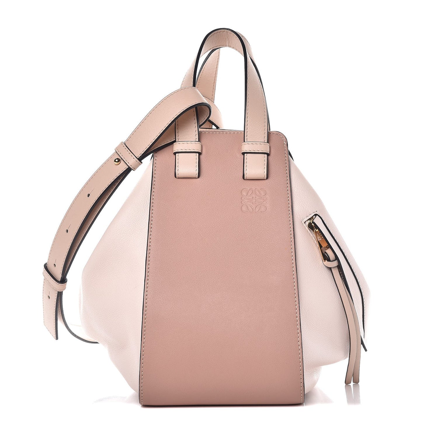 Calfskin Small Hammock Shoulder Bag Pink