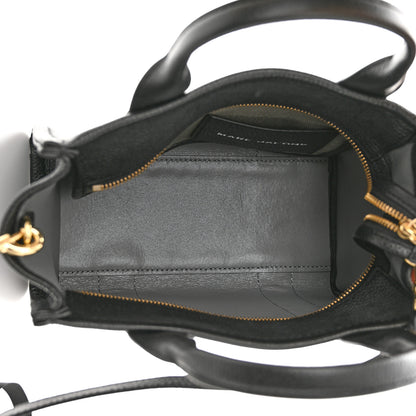 Marc Jacobs Grained Calfskin Small The Tote Bag Black 5 of 11