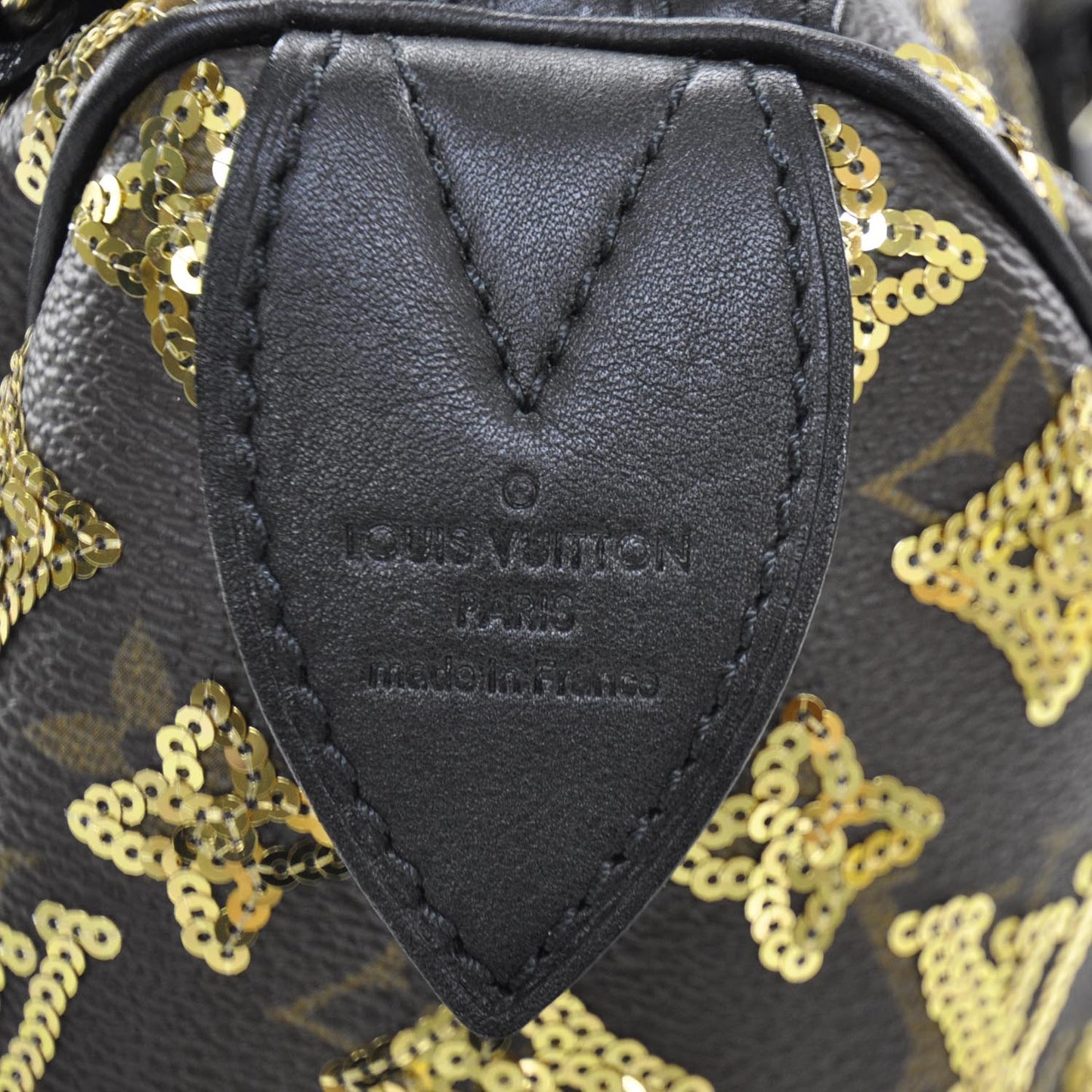 Monogram Sequins Eclipse Speedy 28 Gold