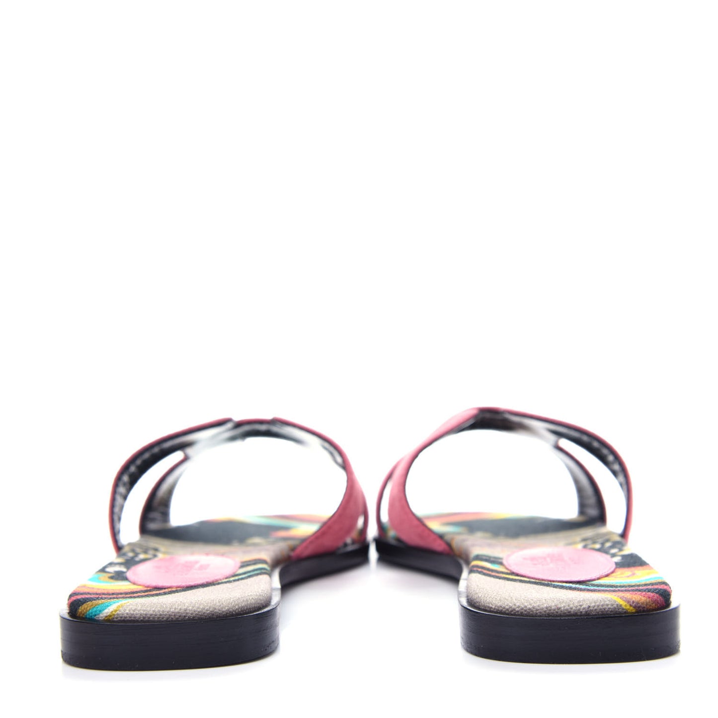 Suede Goatskin Oran Sandals 36.5 Rose De Venice