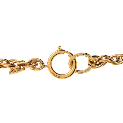 Chanel CC Medallion Long Chain Necklace Gold 2 of 6