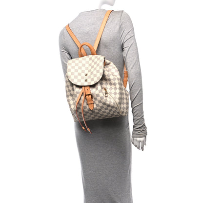 Louis Vuitton Damier Azur Sperone Backpack 2 of 15