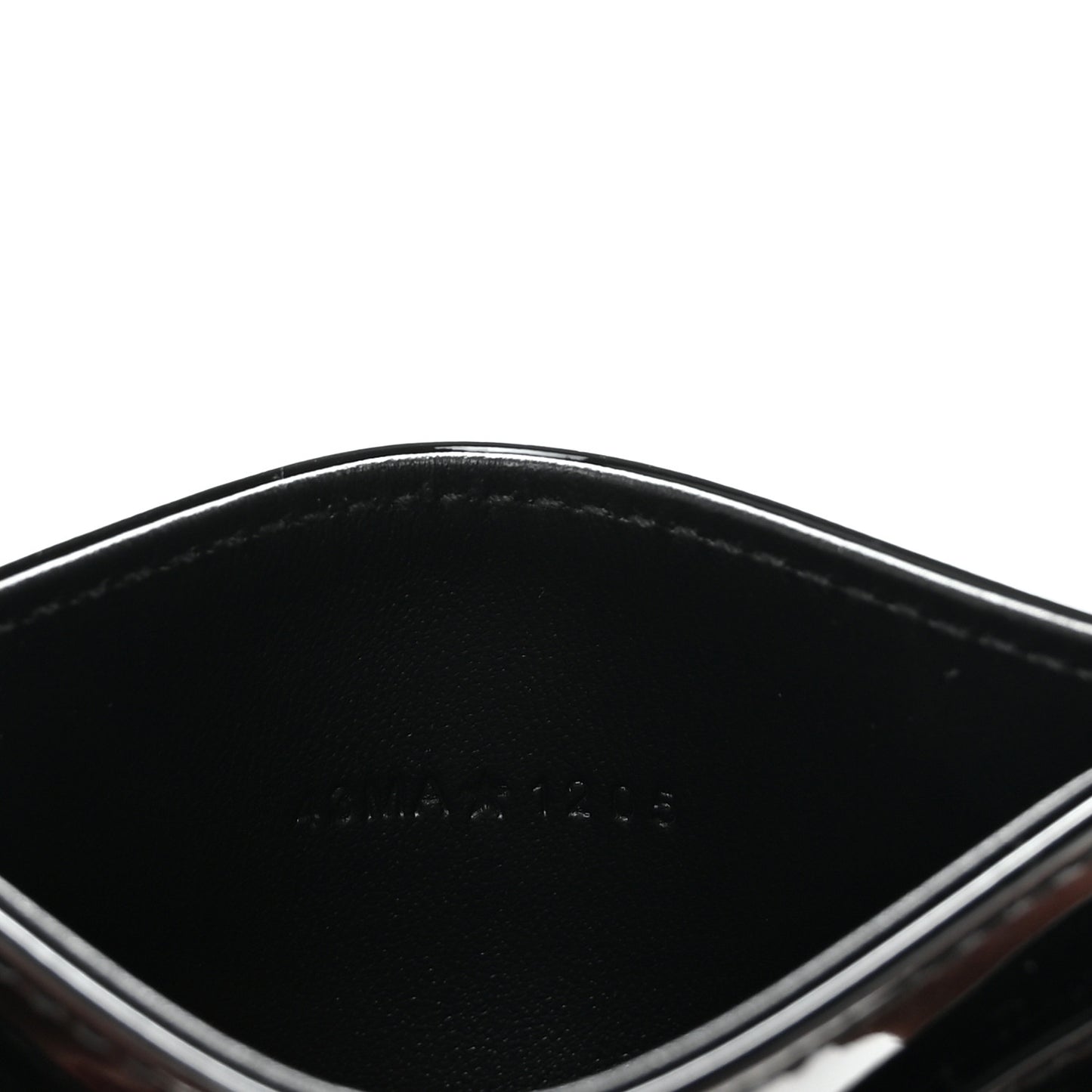Patent Cannage Lady Dior Card Holder Black