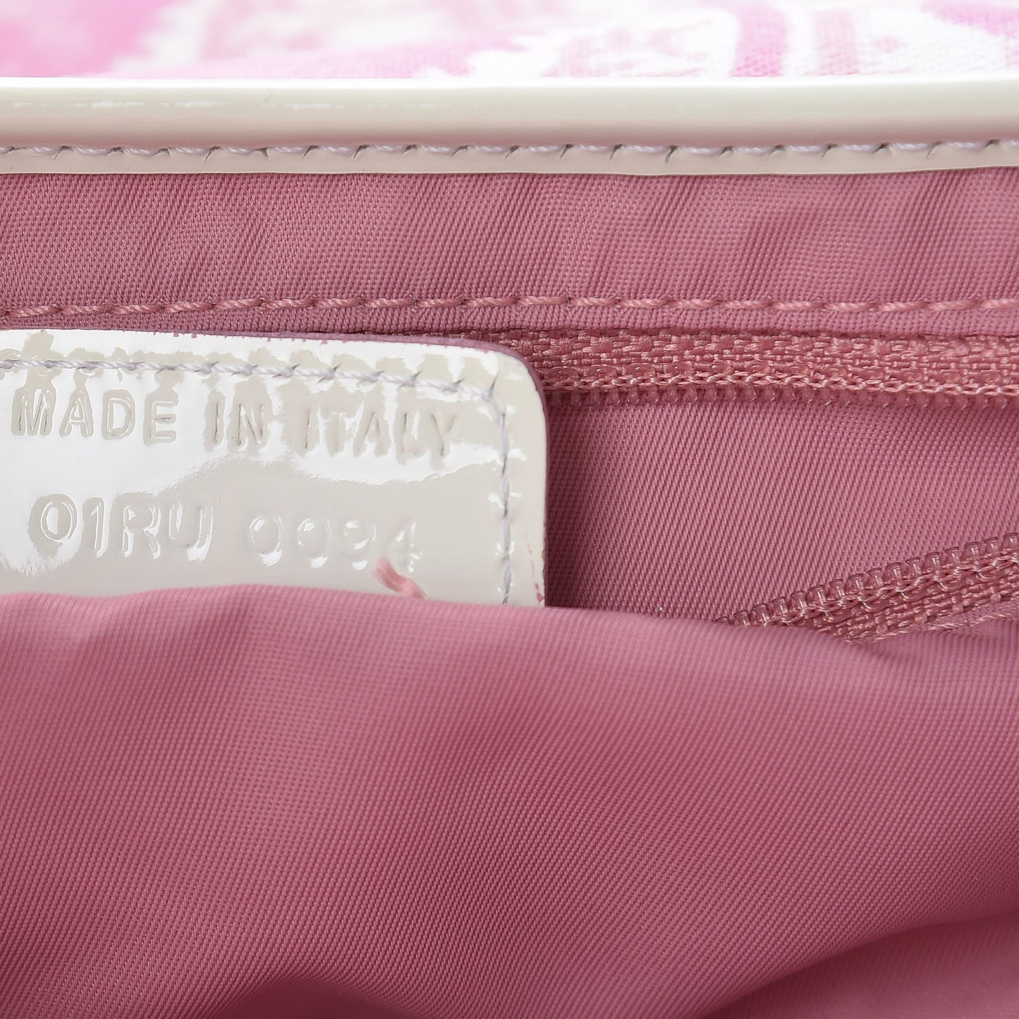 Monogram Floral Saddle Bag Pink