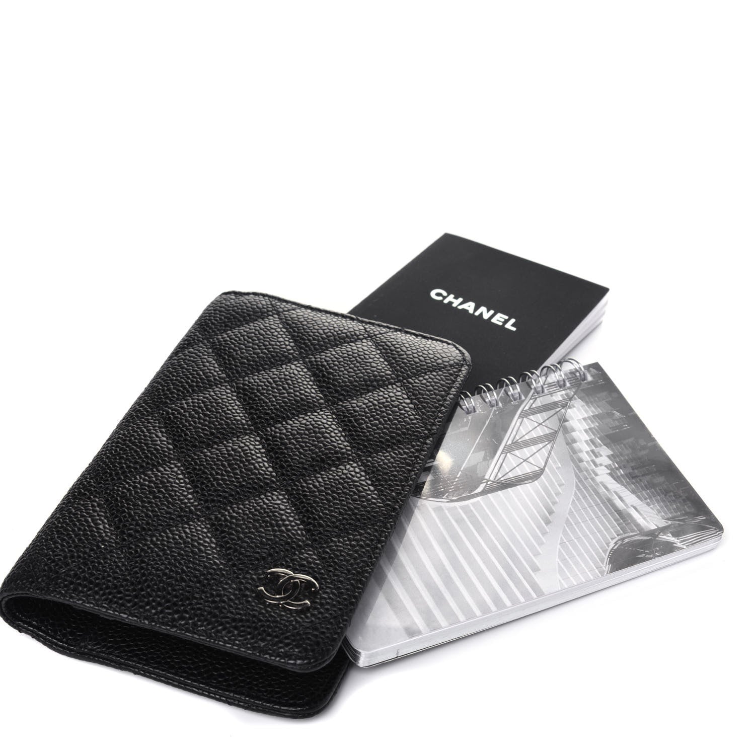 Chanel Caviar Quilted Agenda Cover Black 14 of 15