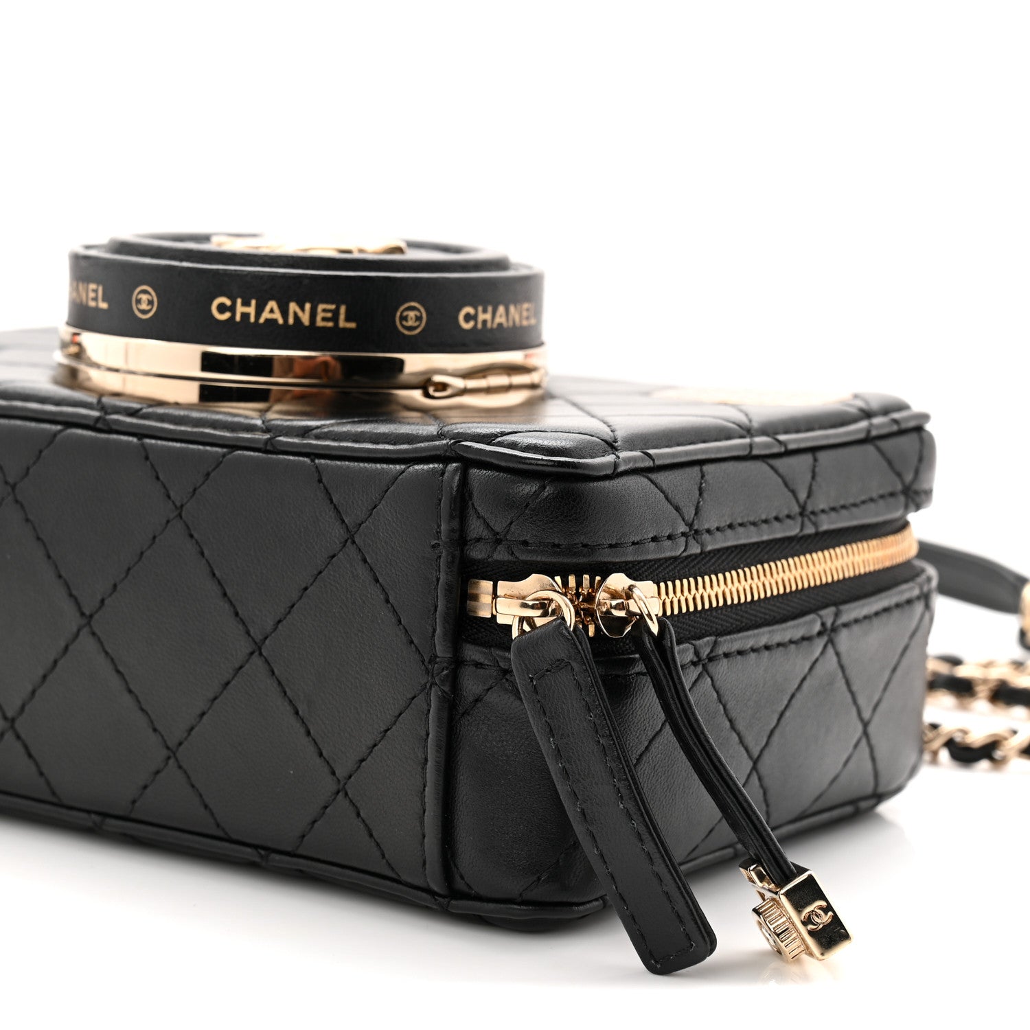 Chanel Lambskin Quilted Coco Click Bag Black 1829729 – FASHIONPHILE